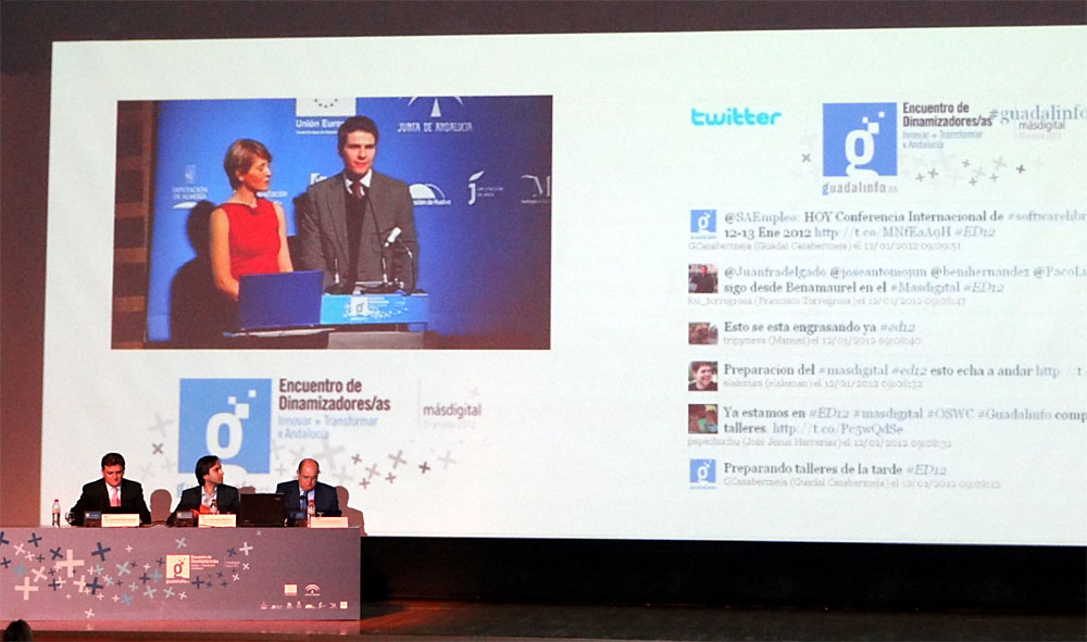 Fernando Díaz de la Guardia y Silvia Sanz, en la presentación de #ed12